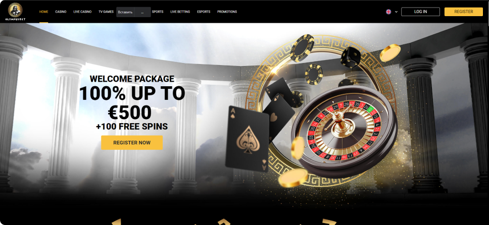 Olympusbet Casino desktop screenshot