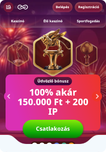 iWild Casino mobile screen welcome pack